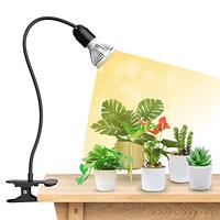 GHodec Grow Light,Full Spectrum White 84 LED Clip Plant Lights for Indoor  Plants Growing, 4/8/12H Timer & 5 Dimmable Levels