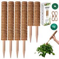 2023 New Moss Pole, 2-piece Coconut Shell Pole, Flexible Plant Pole,  Suitable Compatible With Indoor Potted Plants, Monster Climbing Plants And  Upward